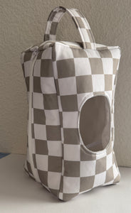taupe checkers